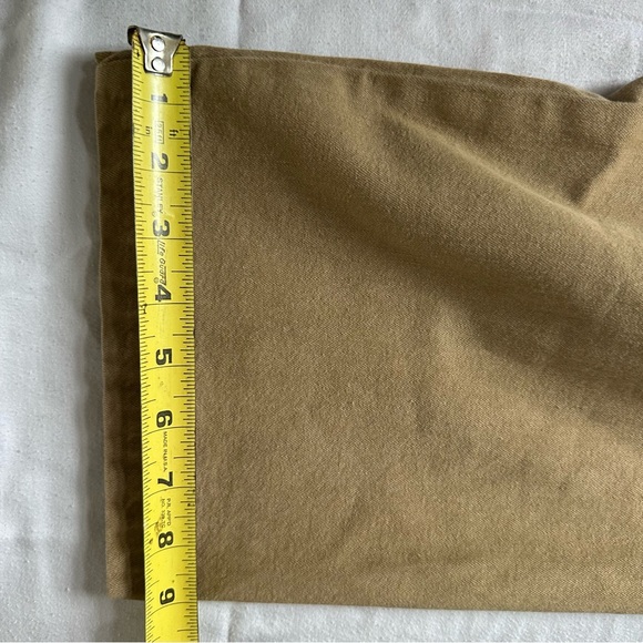 Madewell Curvy Emmett Wide Leg Pants 26 Camel High Rise Cotton Stretch SP24 - Picture 8 of 11